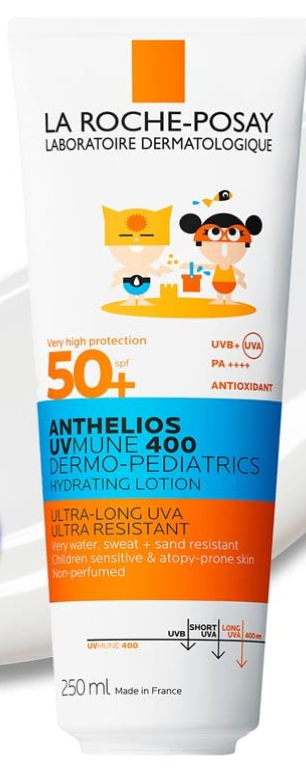 loción solar Anthelios dermopediatrics