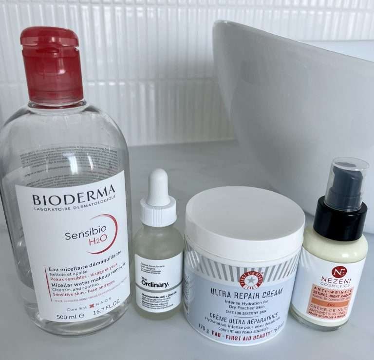 cómo aplicar niacinamida y retinol